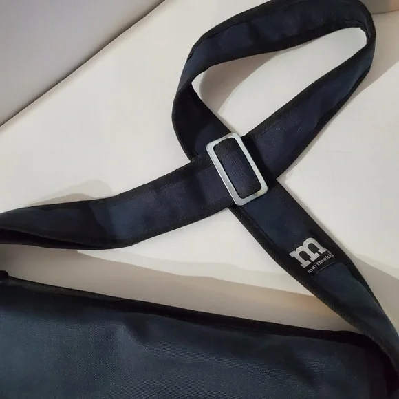 MARIMEKKO Olkalaukku Urbaani Crossbody Shoulder Bag Navy Blue Cotton Canvas